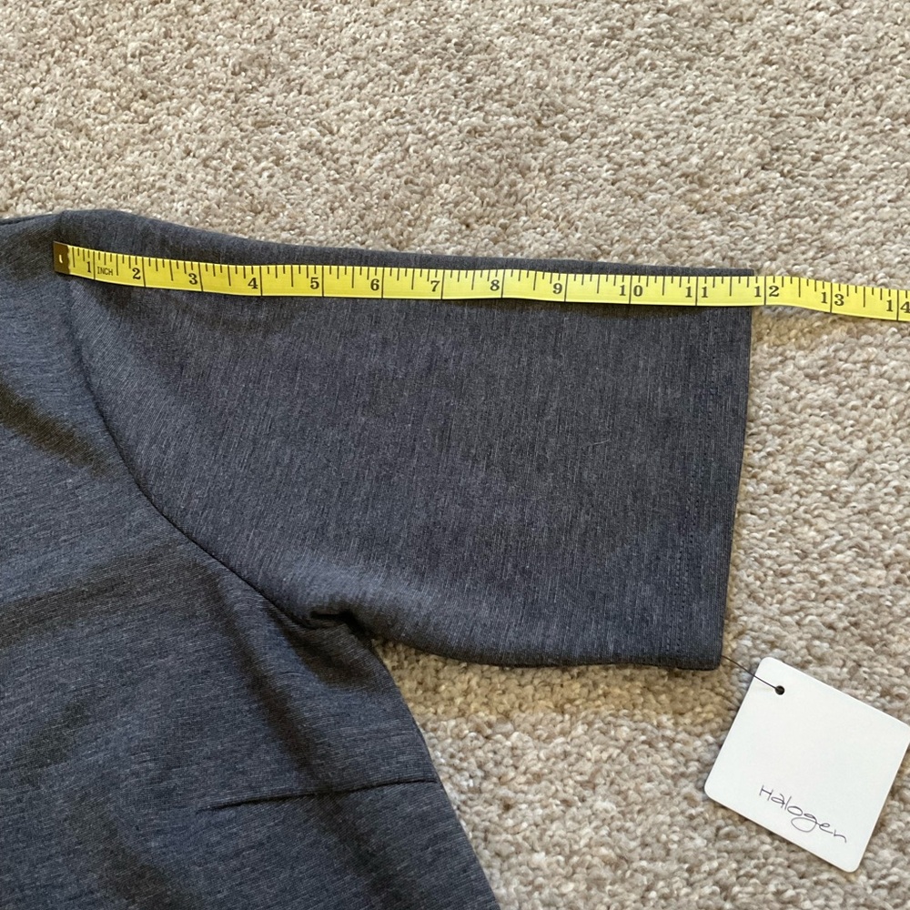 Halogen shift dress extra large gray, dark charcoal, Heather 2 front pockets NWT - Picture 15 of 16